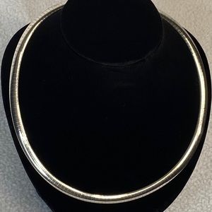 ITALIAN  SLIVER NECKLACE “16 Inches